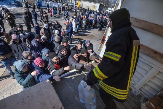 Перешедший под контроль ДНР город Волноваха