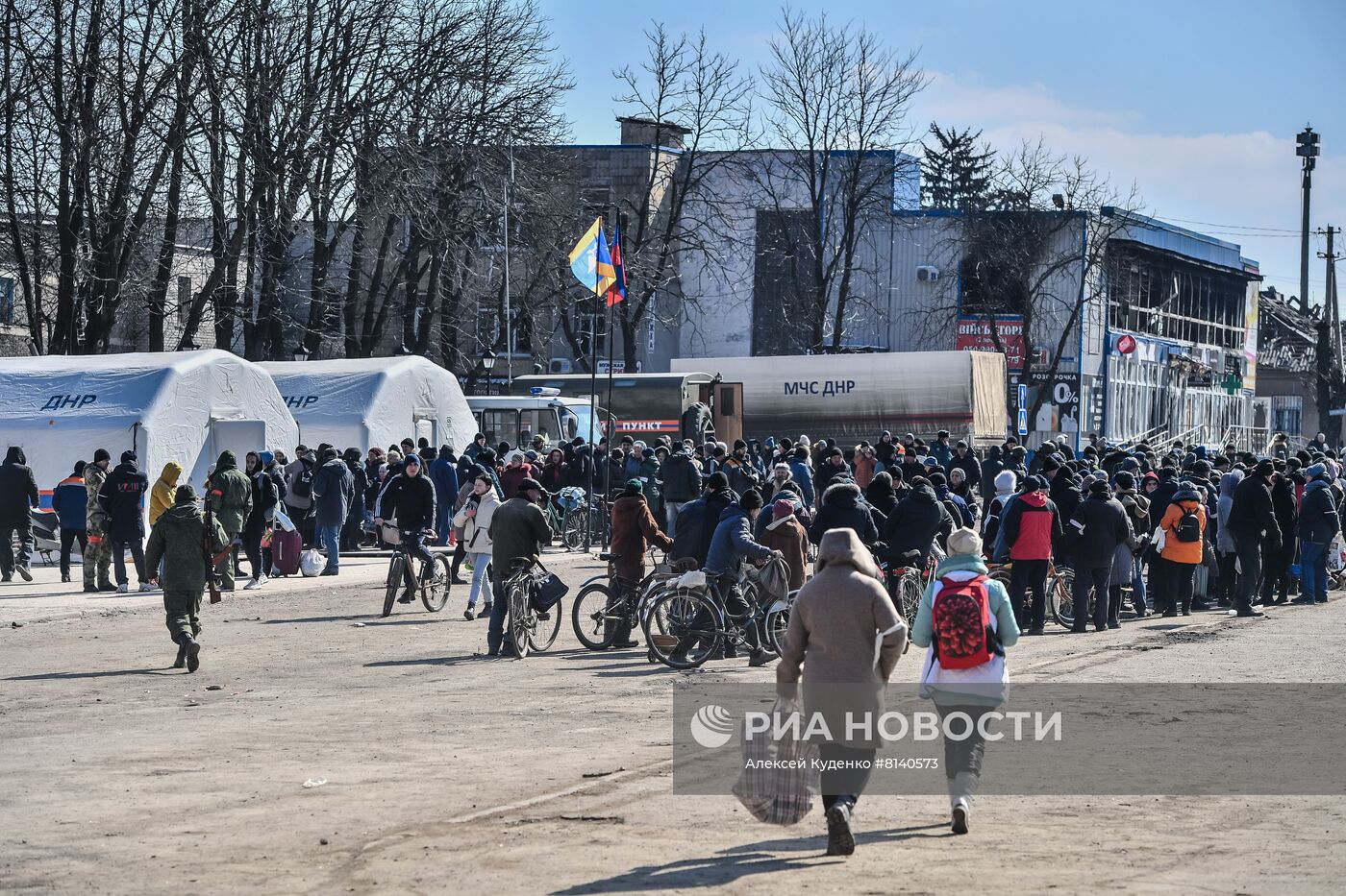 Перешедший под контроль ДНР город Волноваха