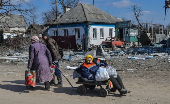 Перешедший под контроль ДНР город Волноваха