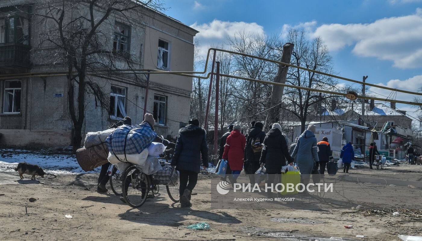Перешедший под контроль ДНР город Волноваха