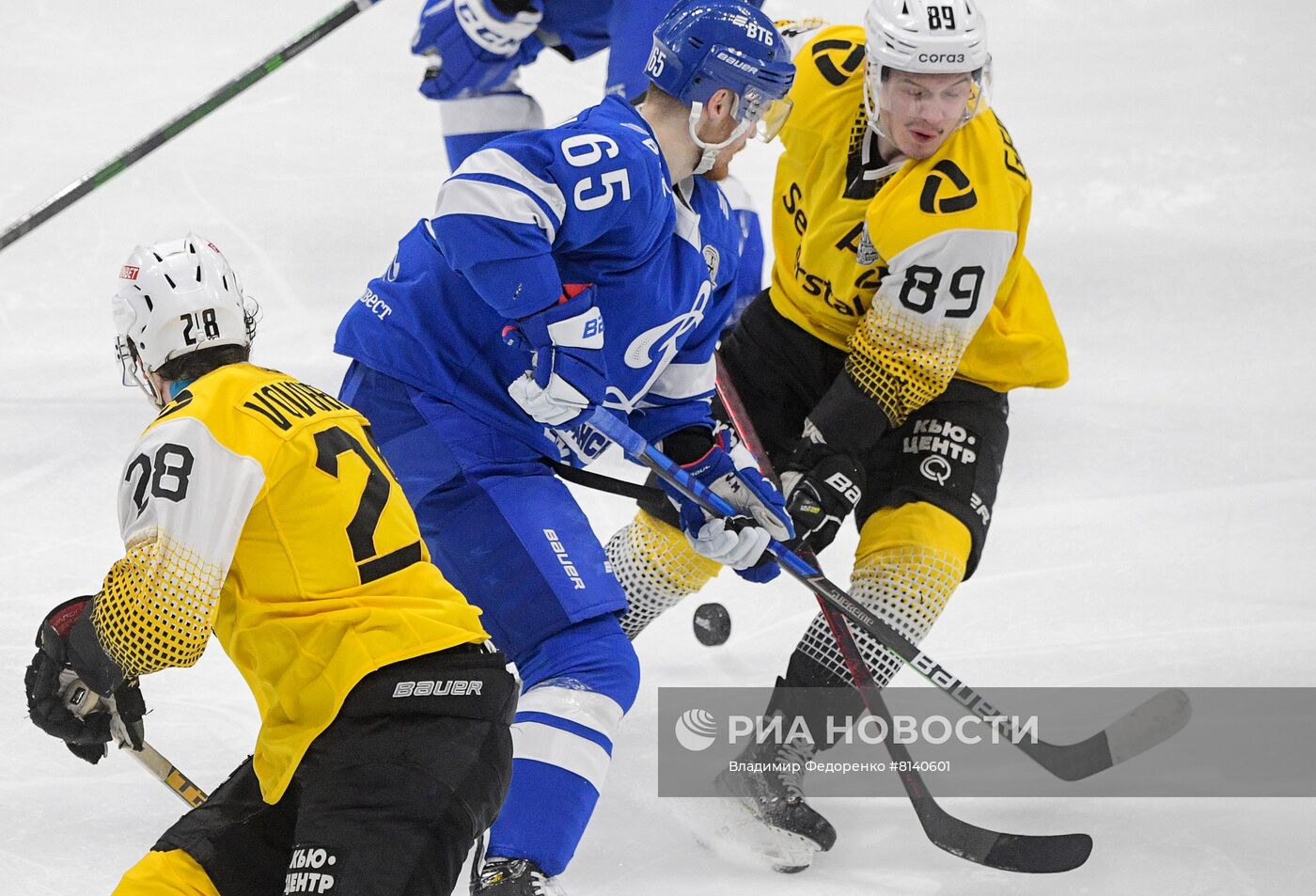 Хоккей. КХЛ. Матч "Динамо" (Москва) - "Северсталь"