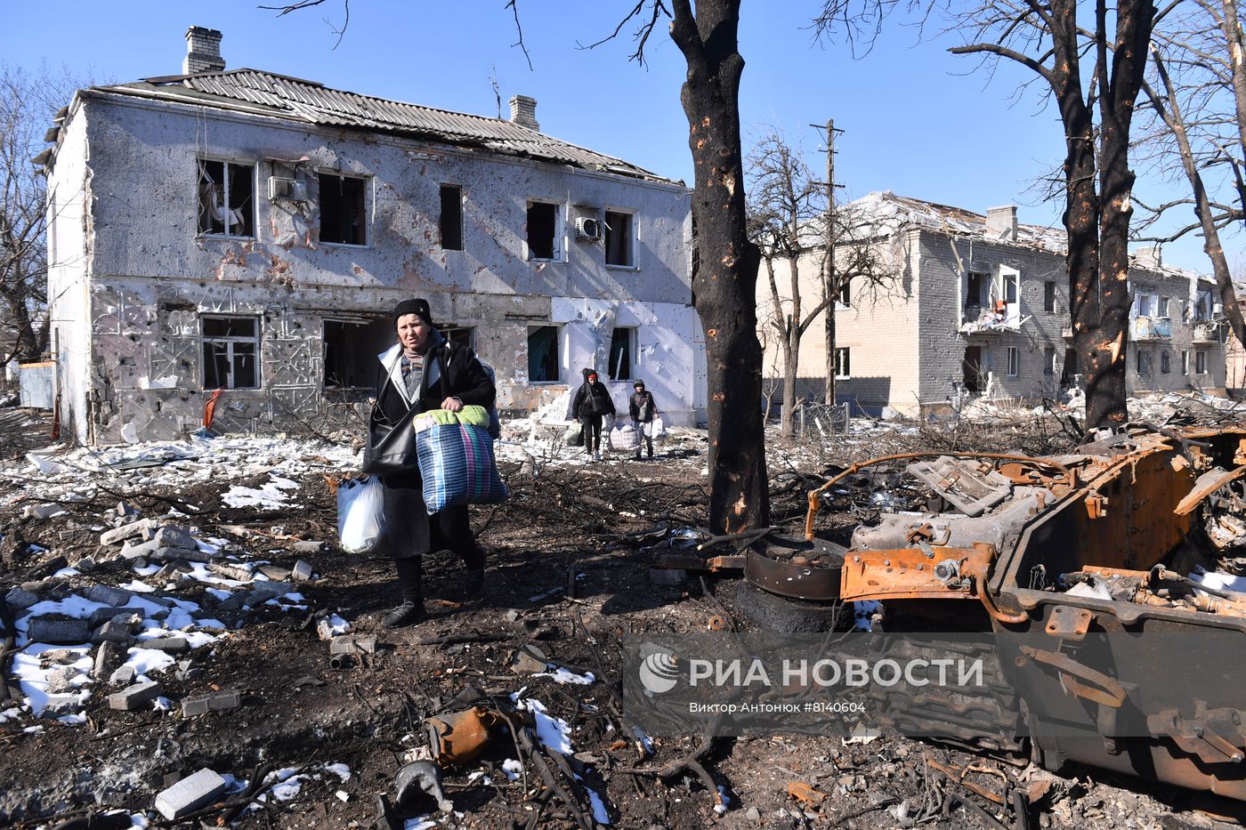 Перешедший под контроль ДНР город Волноваха