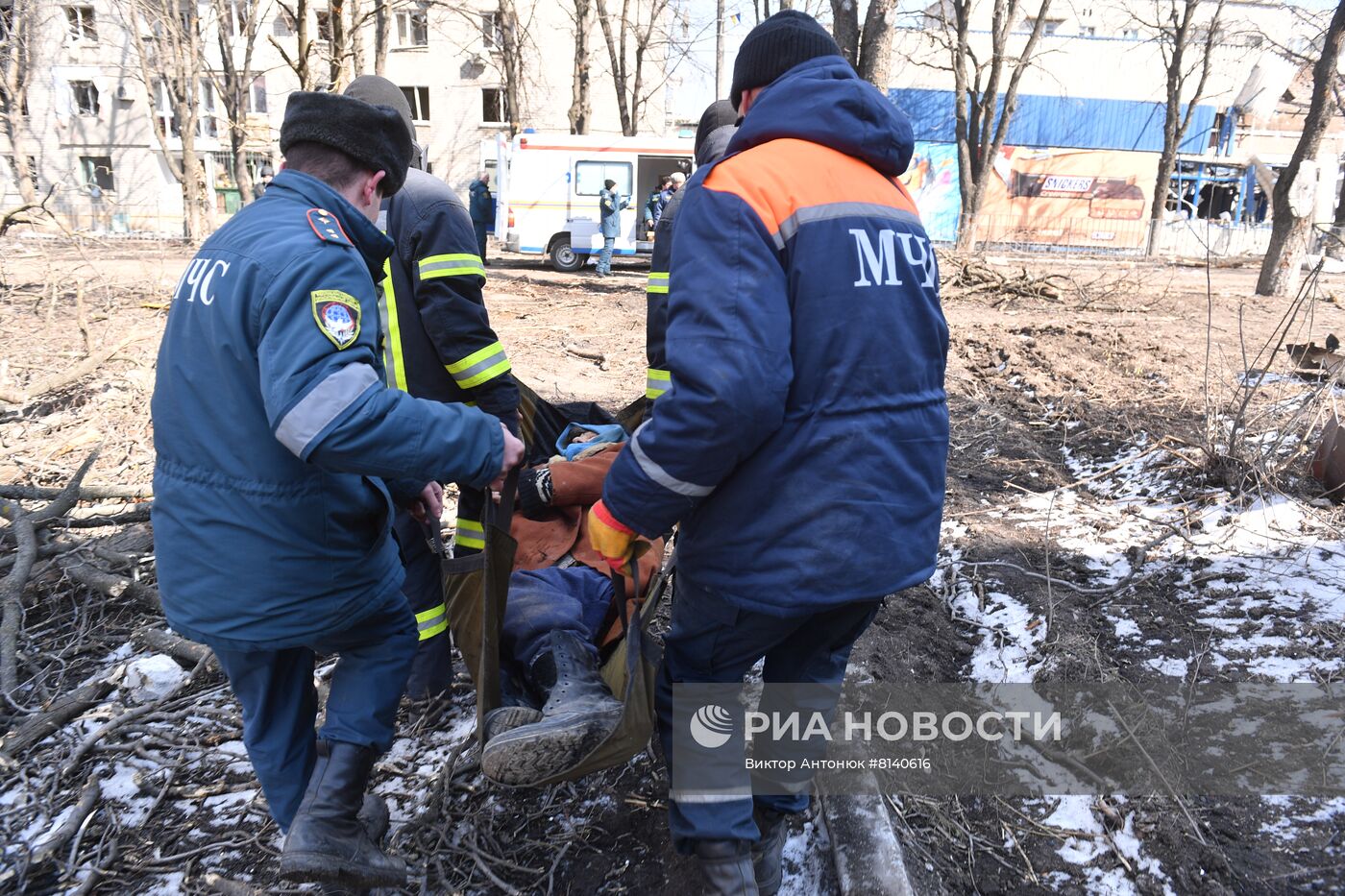 Перешедший под контроль ДНР город Волноваха