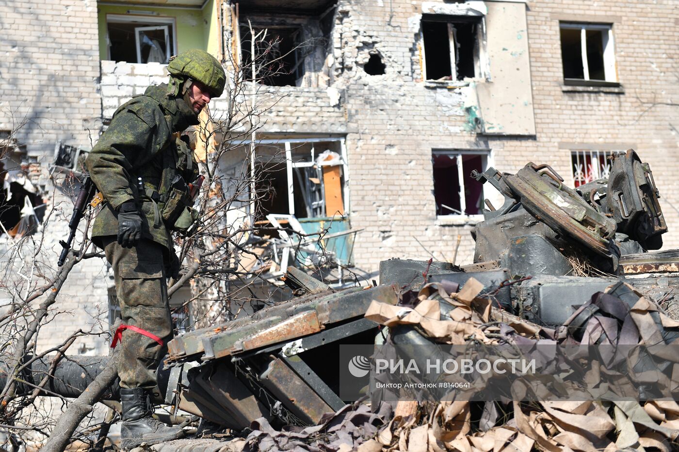 Перешедший под контроль ДНР город Волноваха