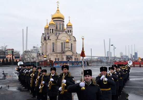 Акция в поддержку Вооруженных сил России