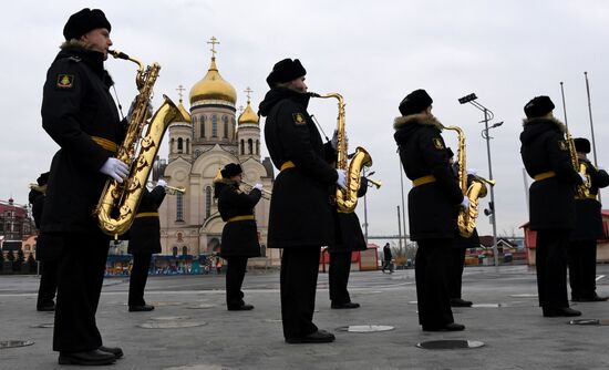 Акция в поддержку Вооруженных сил России