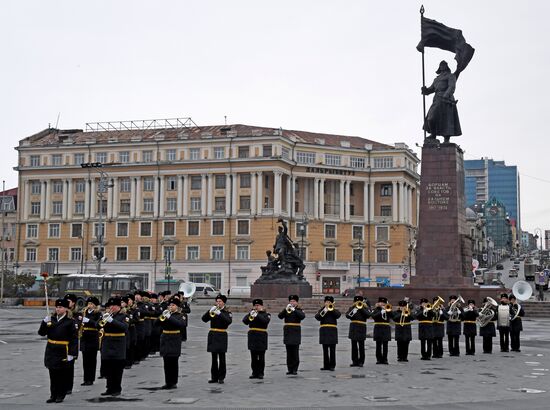 Акция в поддержку Вооруженных сил России