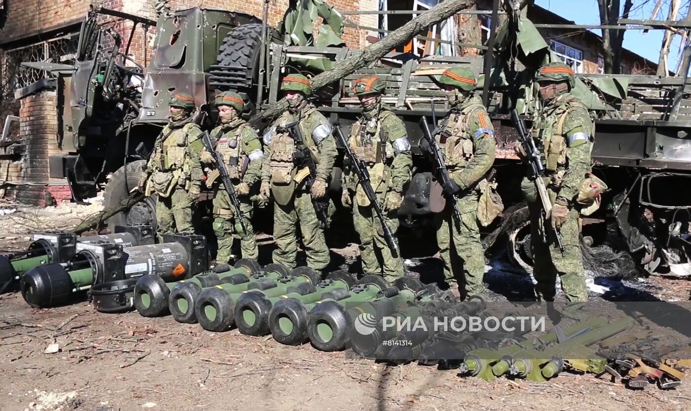 Военная техника западного производства, захваченная российскими десантниками на Украине