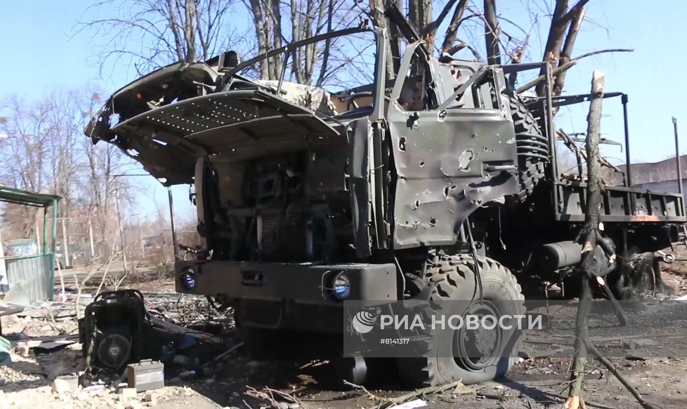 Военная техника западного производства, захваченная российскими  десантниками на Украине | РИА Новости Медиабанк