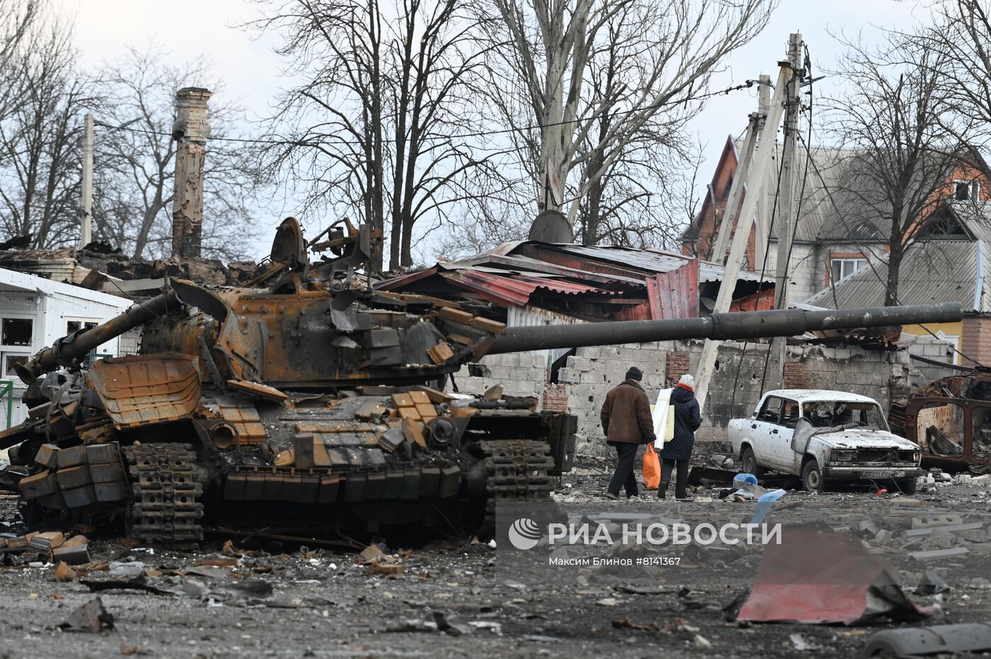Волноваха возвращается к мирной жизни