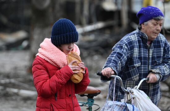 Волноваха возвращается к мирной жизни