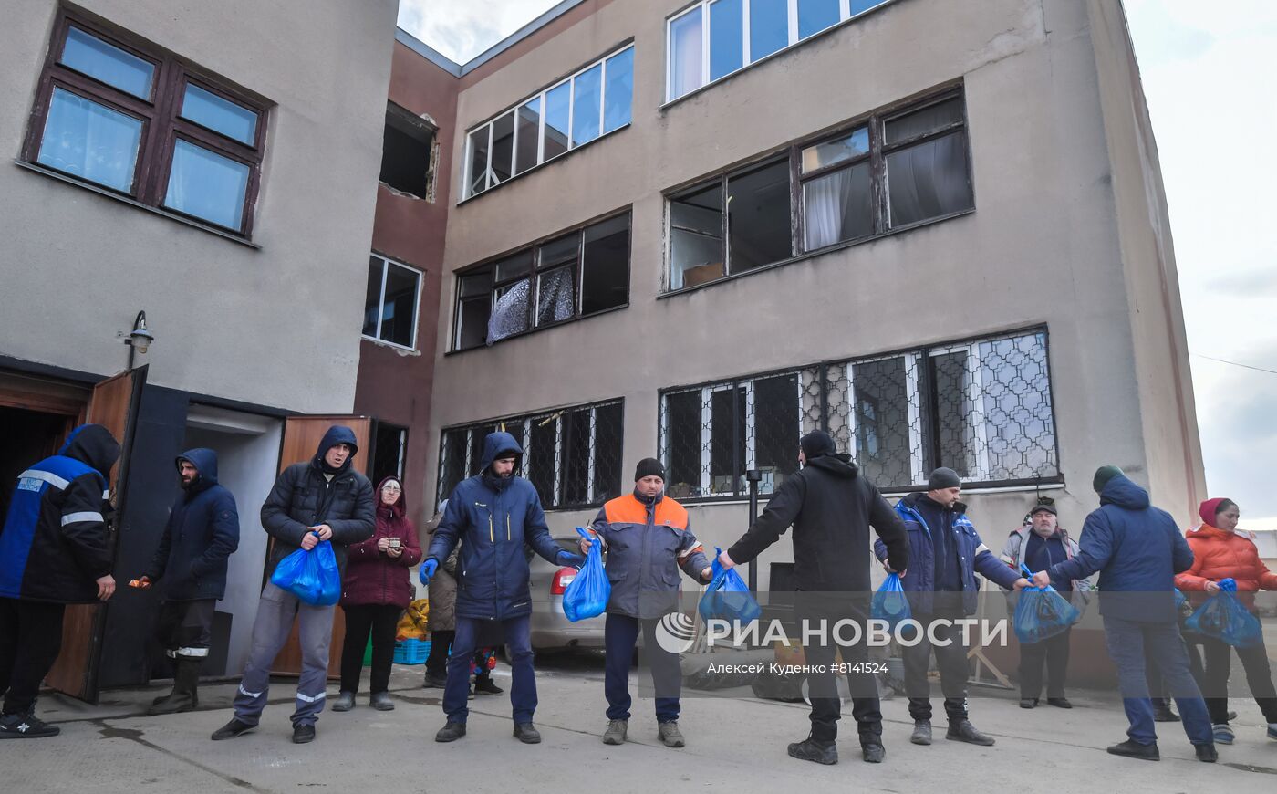 Общественная палата ДНР передала гумпомощь в пригороды Мариуполя