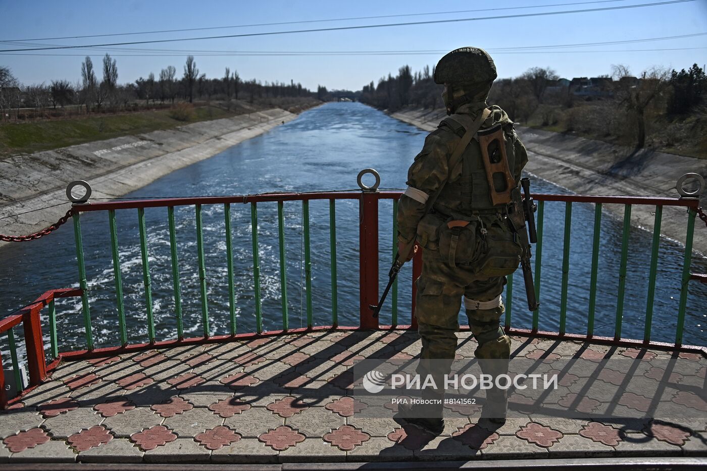  Северо-Крымский канал, разблокированный российскими военными на территории Украины