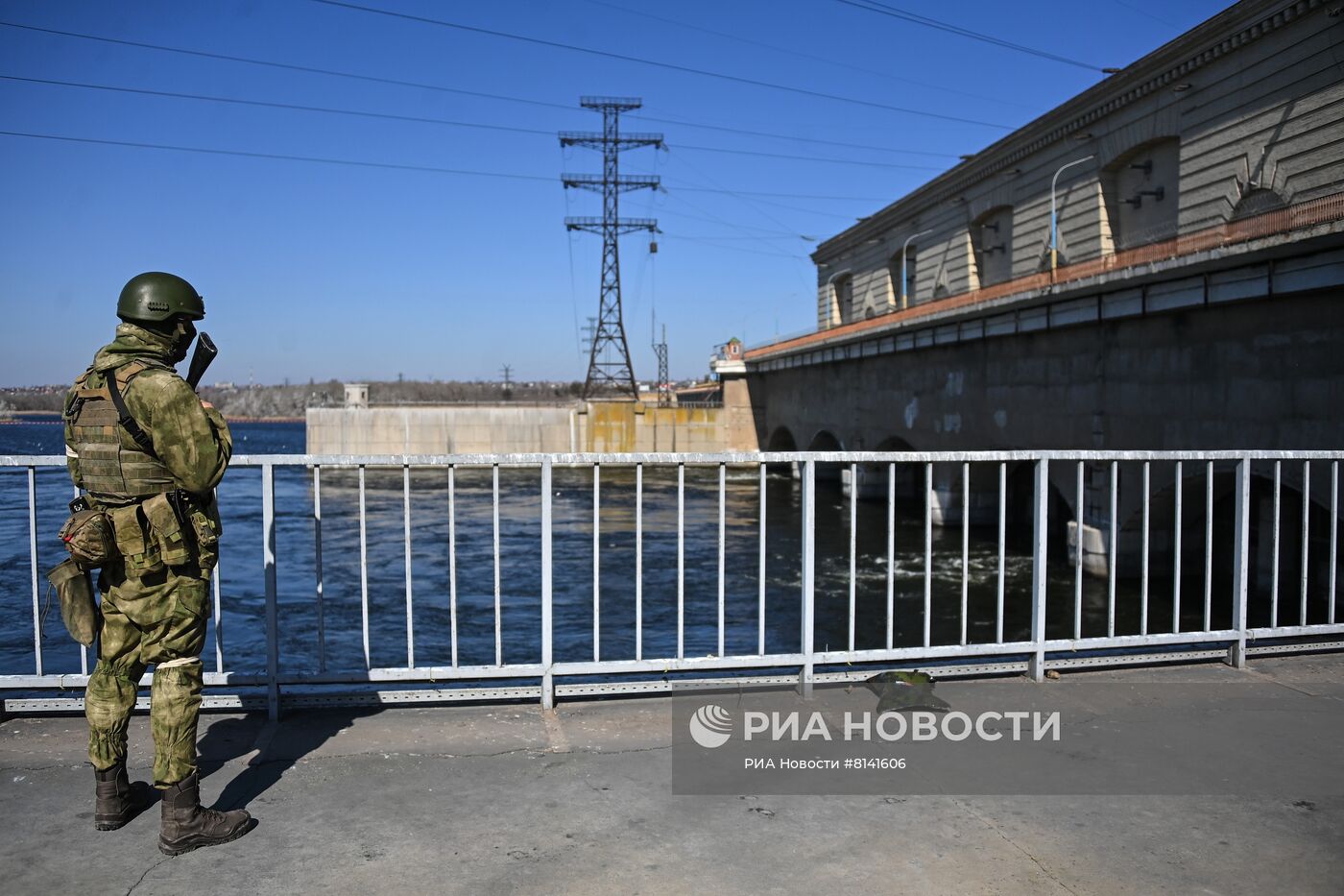 Каховская ГЭС в Херсонской области