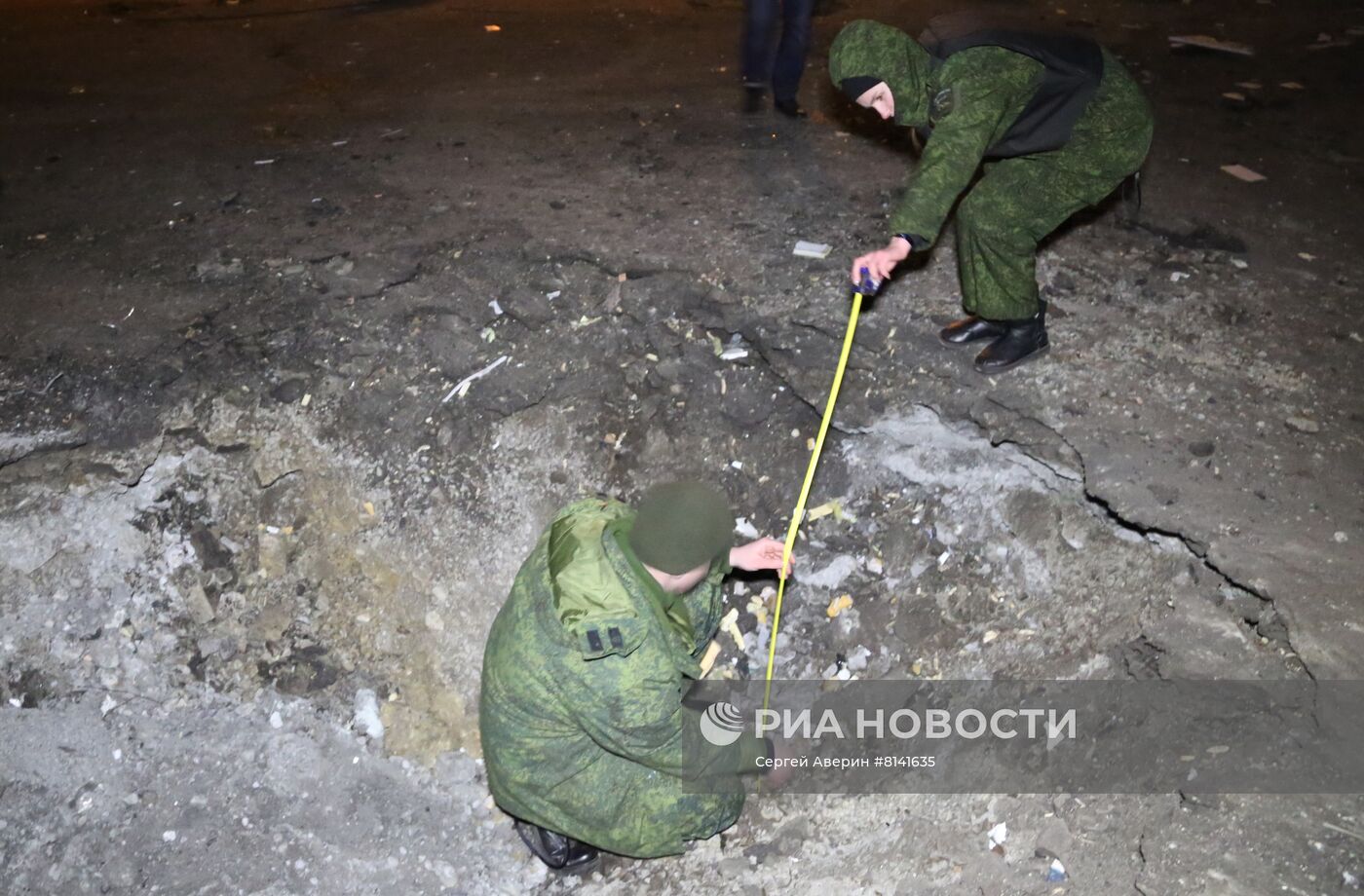 Последствия удара ВСУ по Макеевке из "Точки-У"