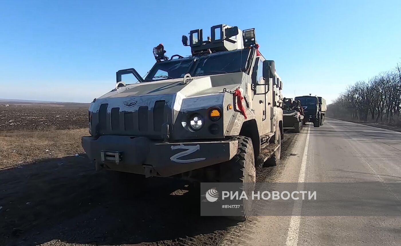 Передача трофейной техники и вооружения народную милицию ДНР