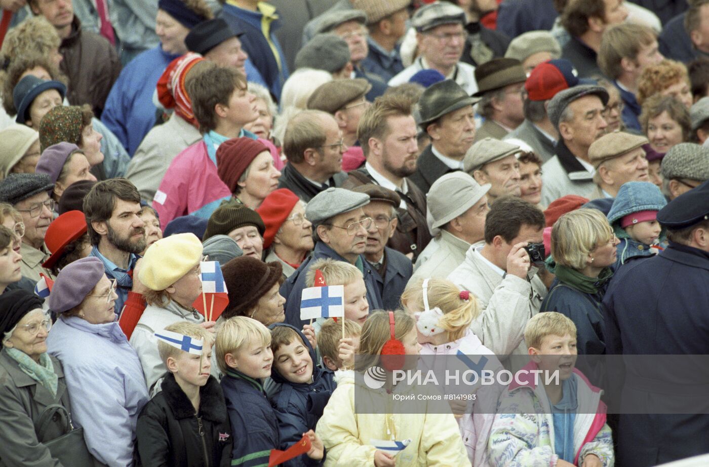 Визит М.Горбачева в Финляндию