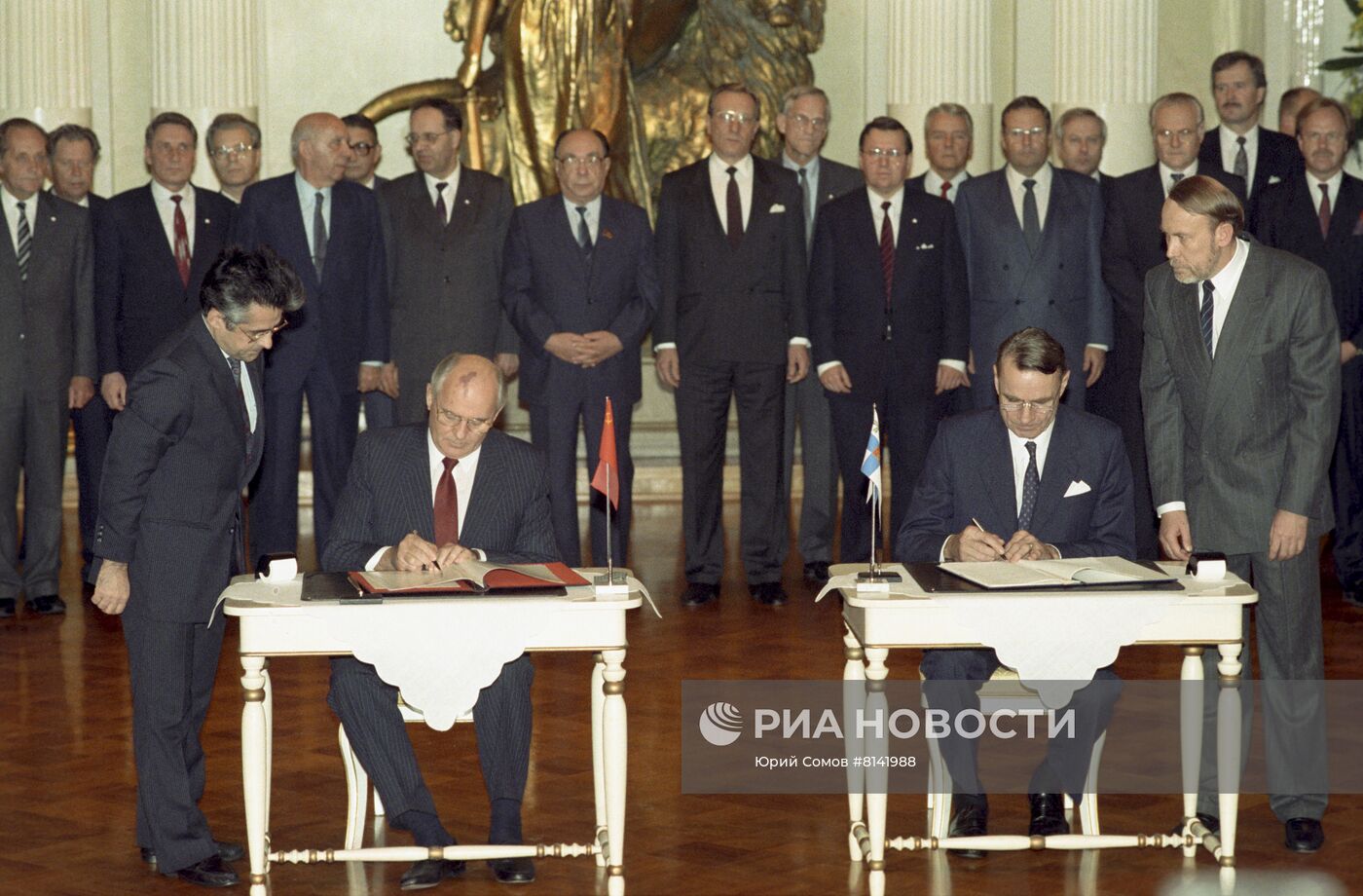 Визит М.Горбачева в Финляндию