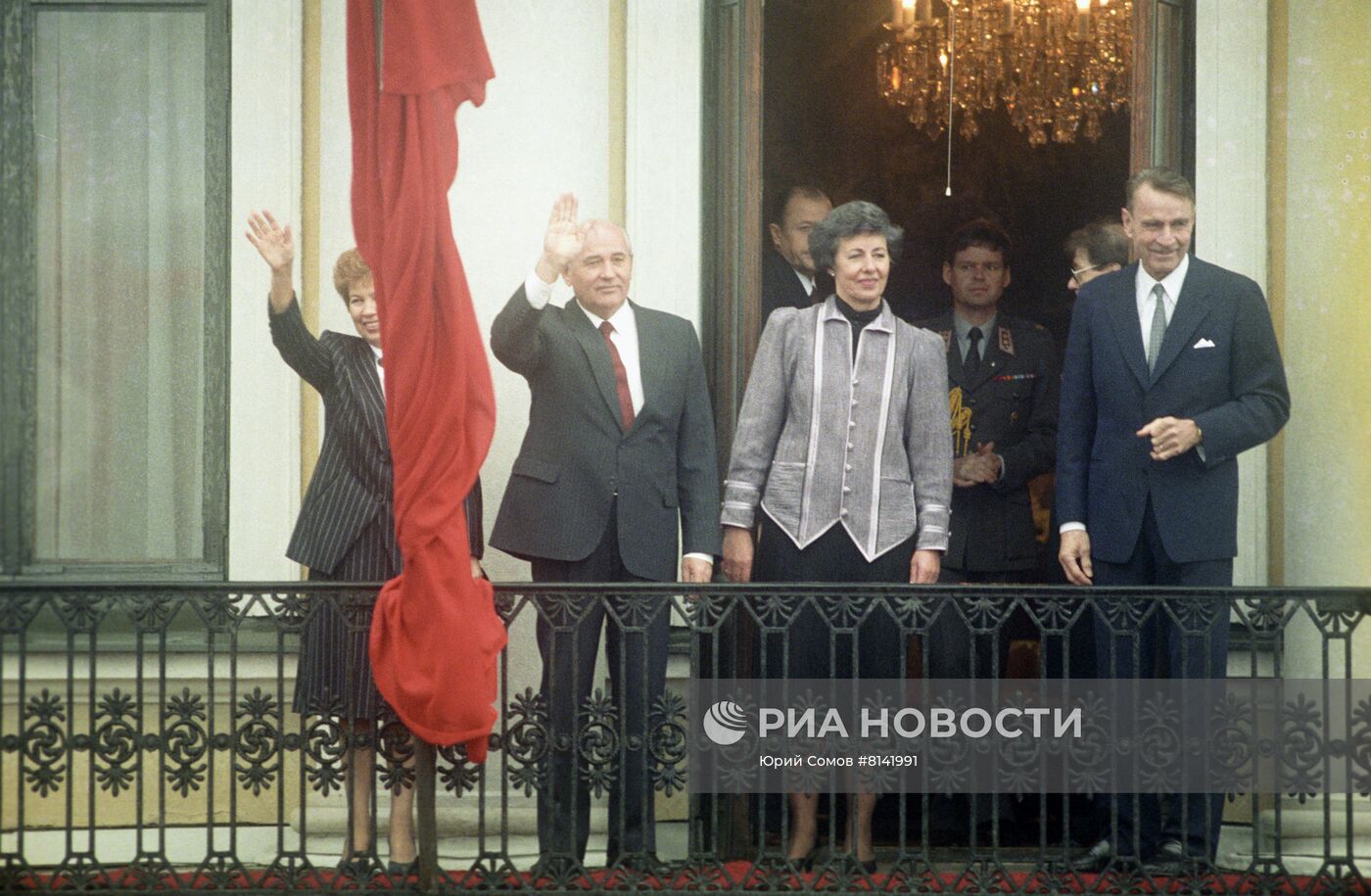 Визит М.Горбачева в Финляндию