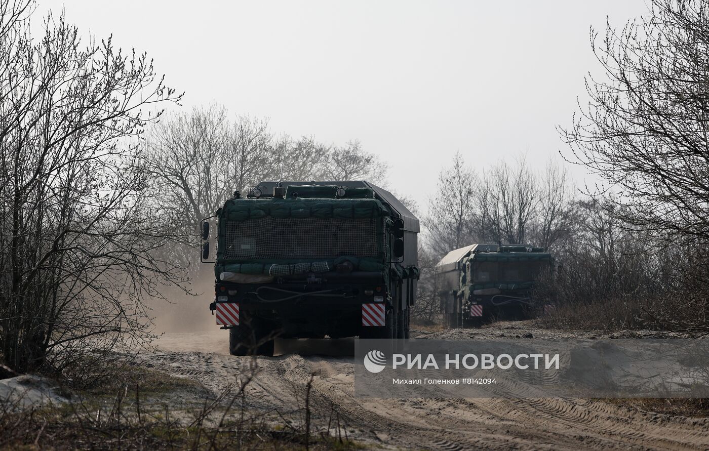 Балтийский флот провел учения береговых ракетных комплексов в Калининградской области