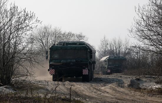 Балтийский флот провел учения береговых ракетных комплексов в Калининградской области