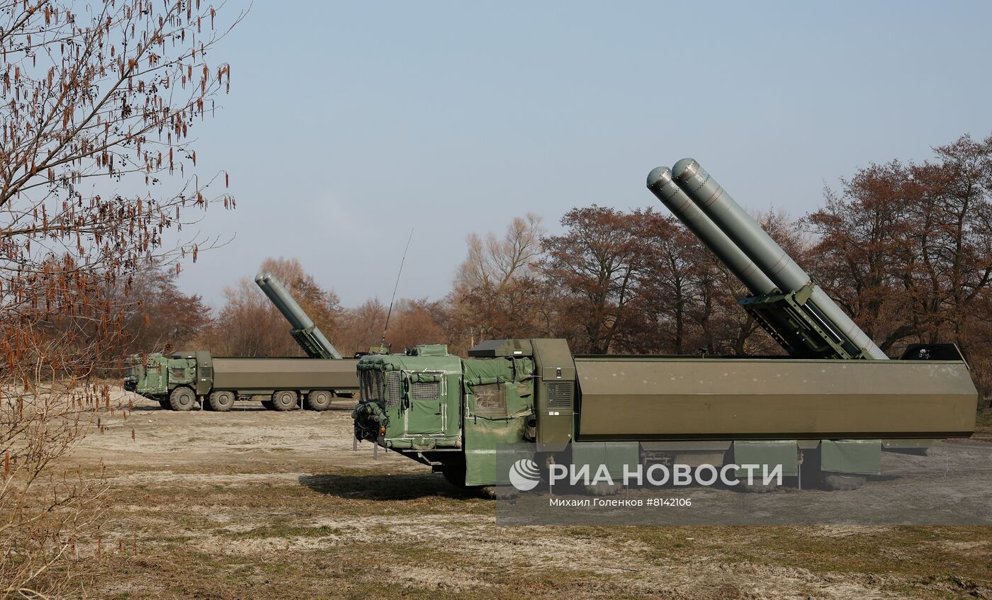 Балтийский флот провел учения береговых ракетных комплексов в Калининградской области