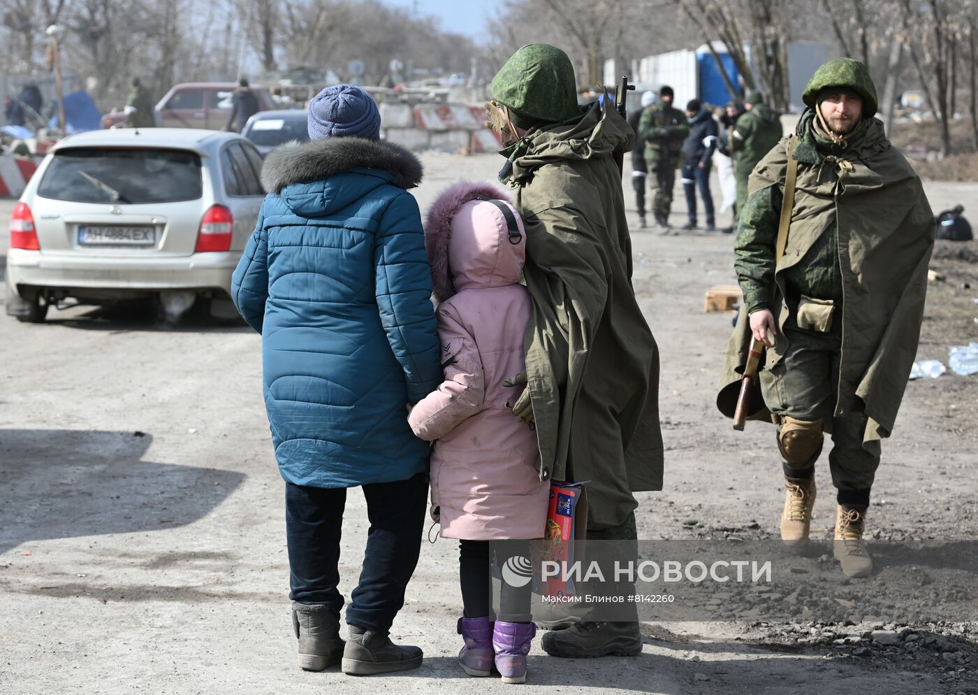 Беженцы из Мариуполя