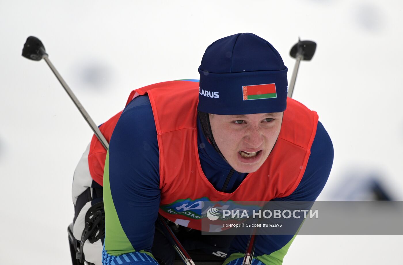 Зимние игры паралимпийцев "Мы вместе. Спорт". Лыжные гонки