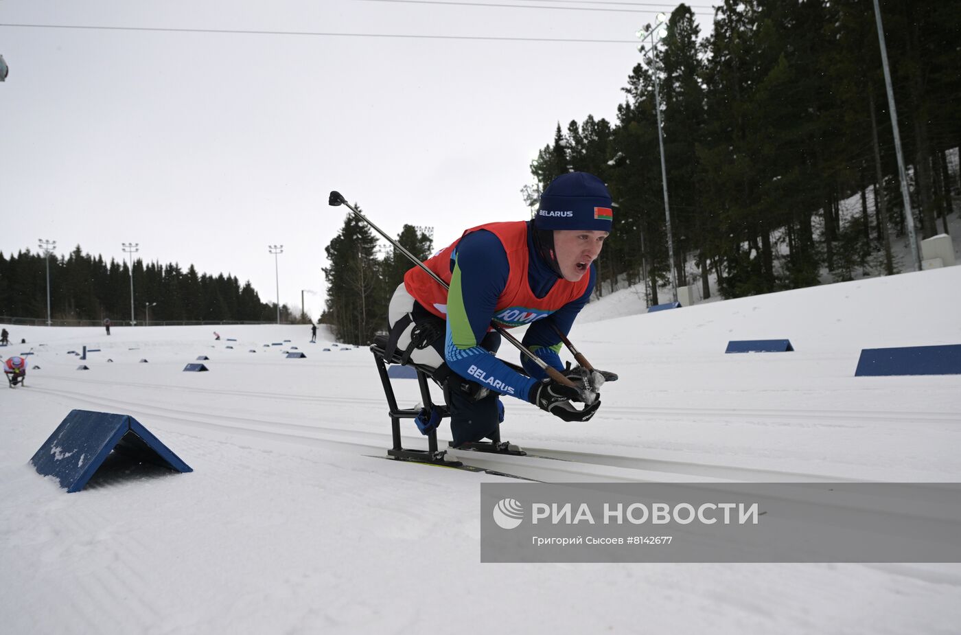 Зимние игры паралимпийцев "Мы вместе. Спорт". Лыжные гонки