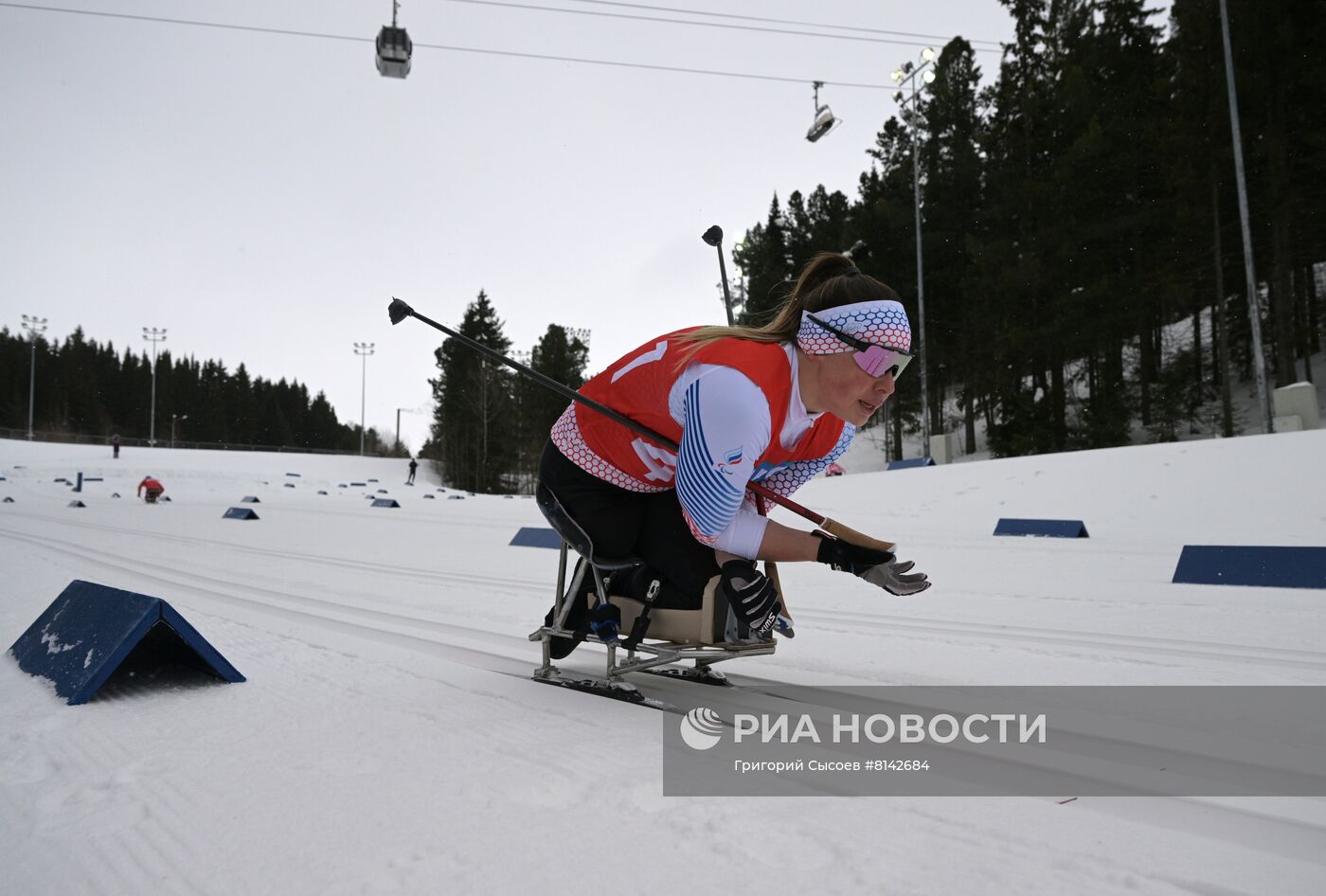Зимние игры паралимпийцев "Мы вместе. Спорт". Лыжные гонки