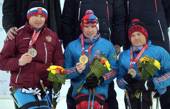 Зимние игры паралимпийцев "Мы вместе. Спорт". Лыжные гонки