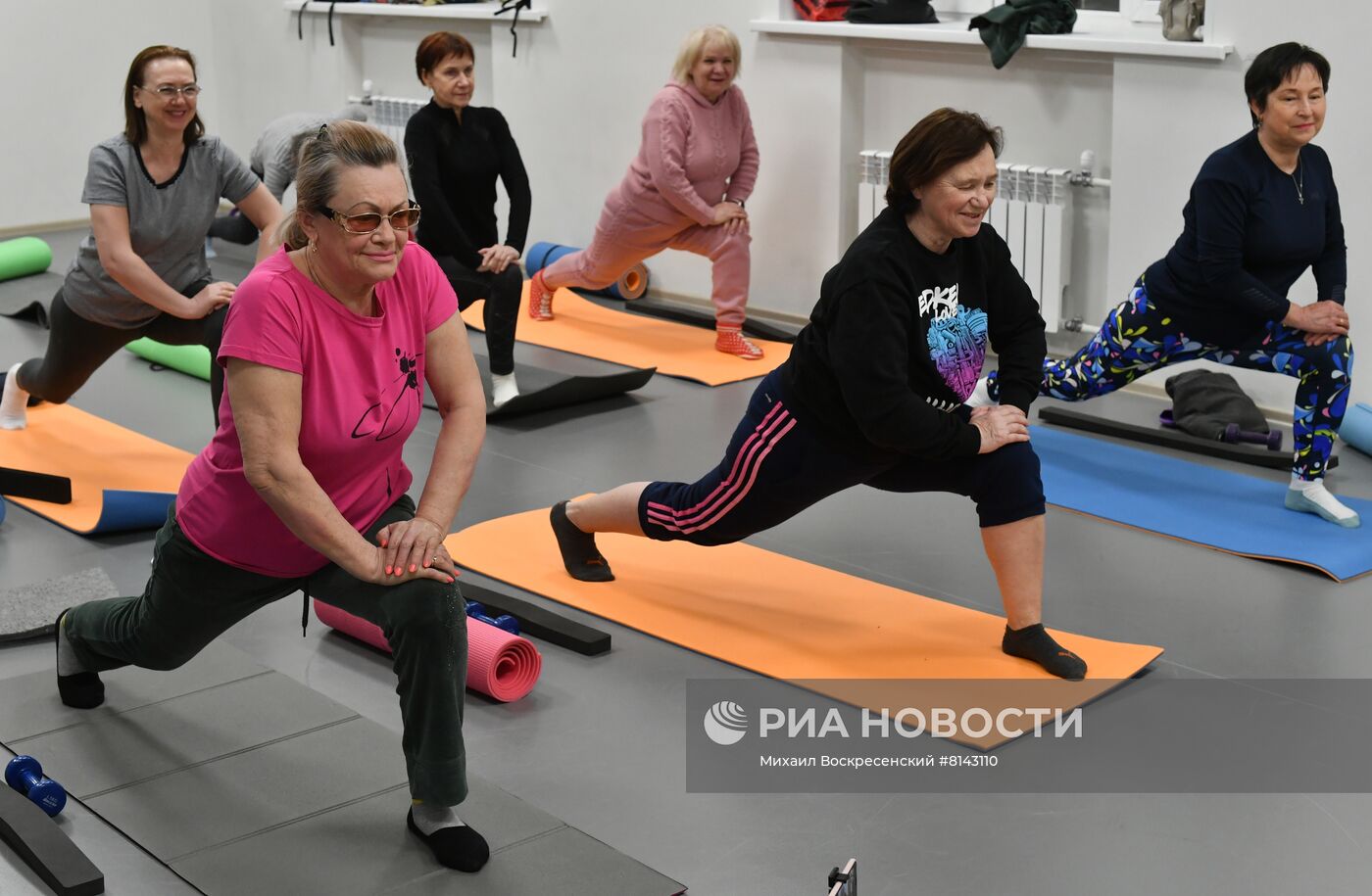 Занятия проекта "Московское долголетие" 