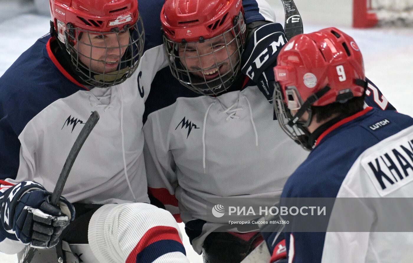 Зимние игры паралимпийцев "Мы вместе. Спорт". Следж-хоккей. Россия 1 - "Тарлан"