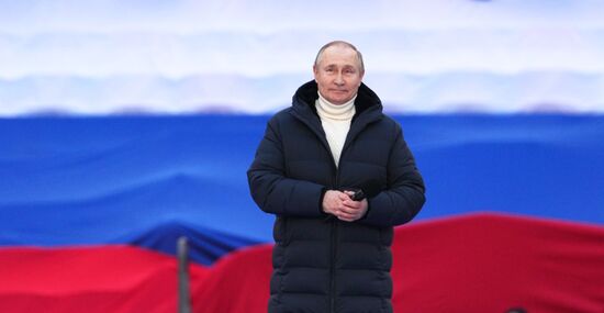 Митинг-концерт, посвященный воссоединению Крыма с Россией