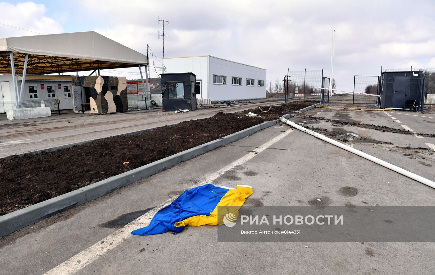 Поселки в Волновахском районе ДНР после отступления ВСУ