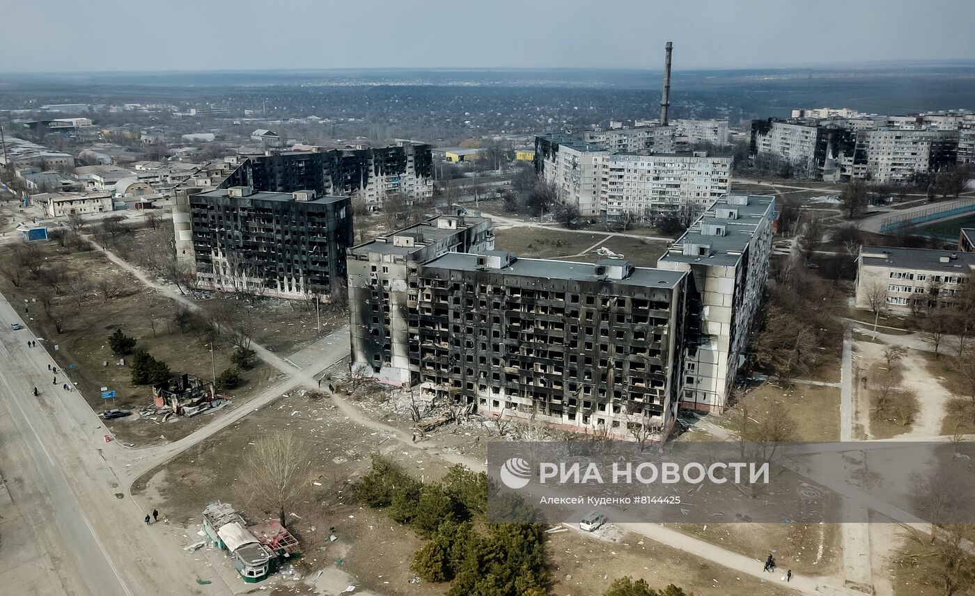 Освобожденные от ВСУ районы на окраине Мариуполя