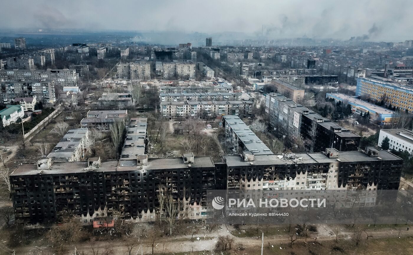 Освобожденные от ВСУ районы на окраине Мариуполя