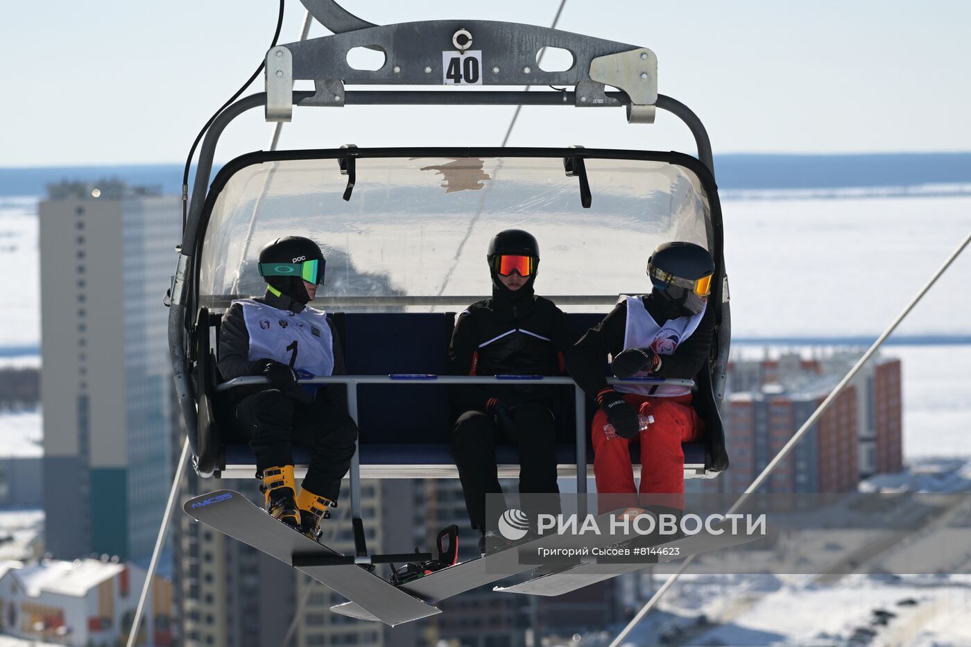 Зимние игры паралимпийцев "Мы вместе. Спорт". Сноуборд