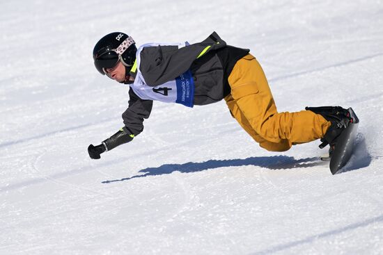 Зимние игры паралимпийцев "Мы вместе. Спорт". Сноуборд
