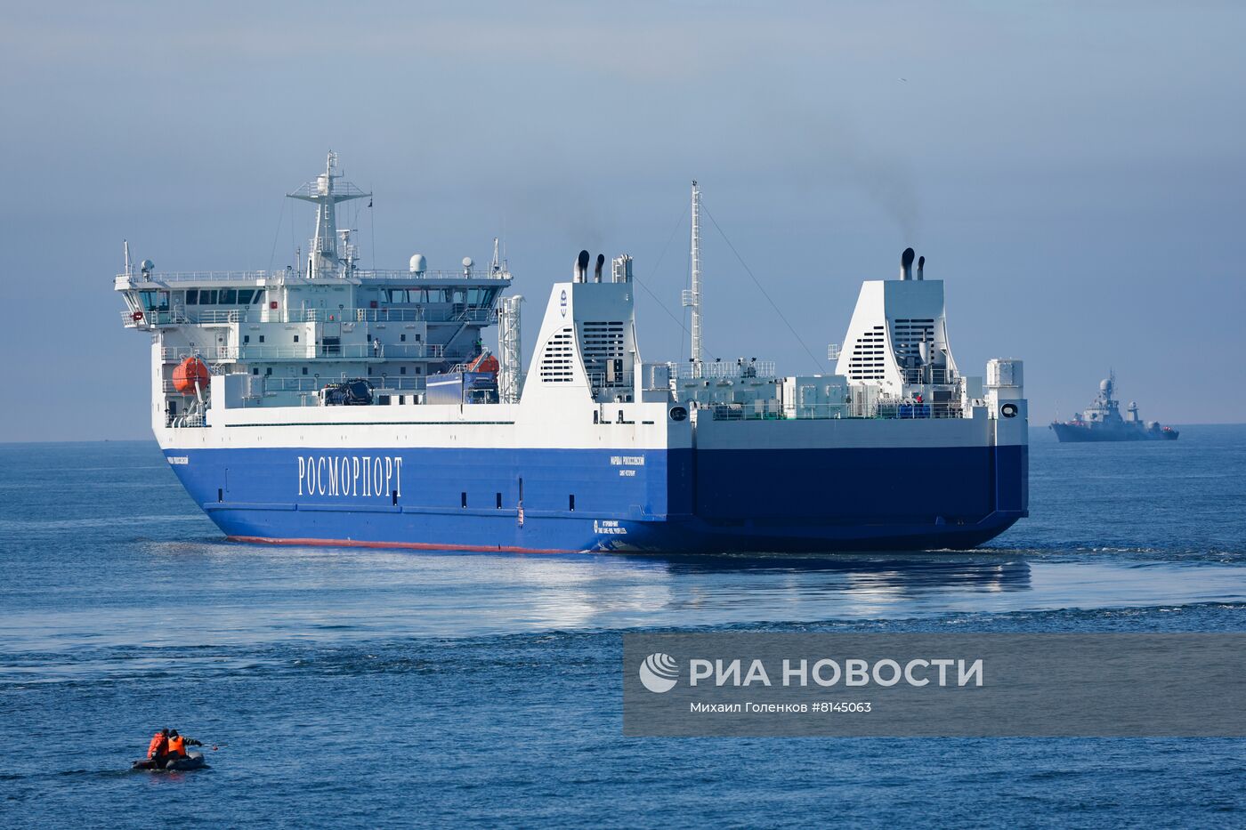 Новый паром "Маршал Рокоссовский" в Балтийске