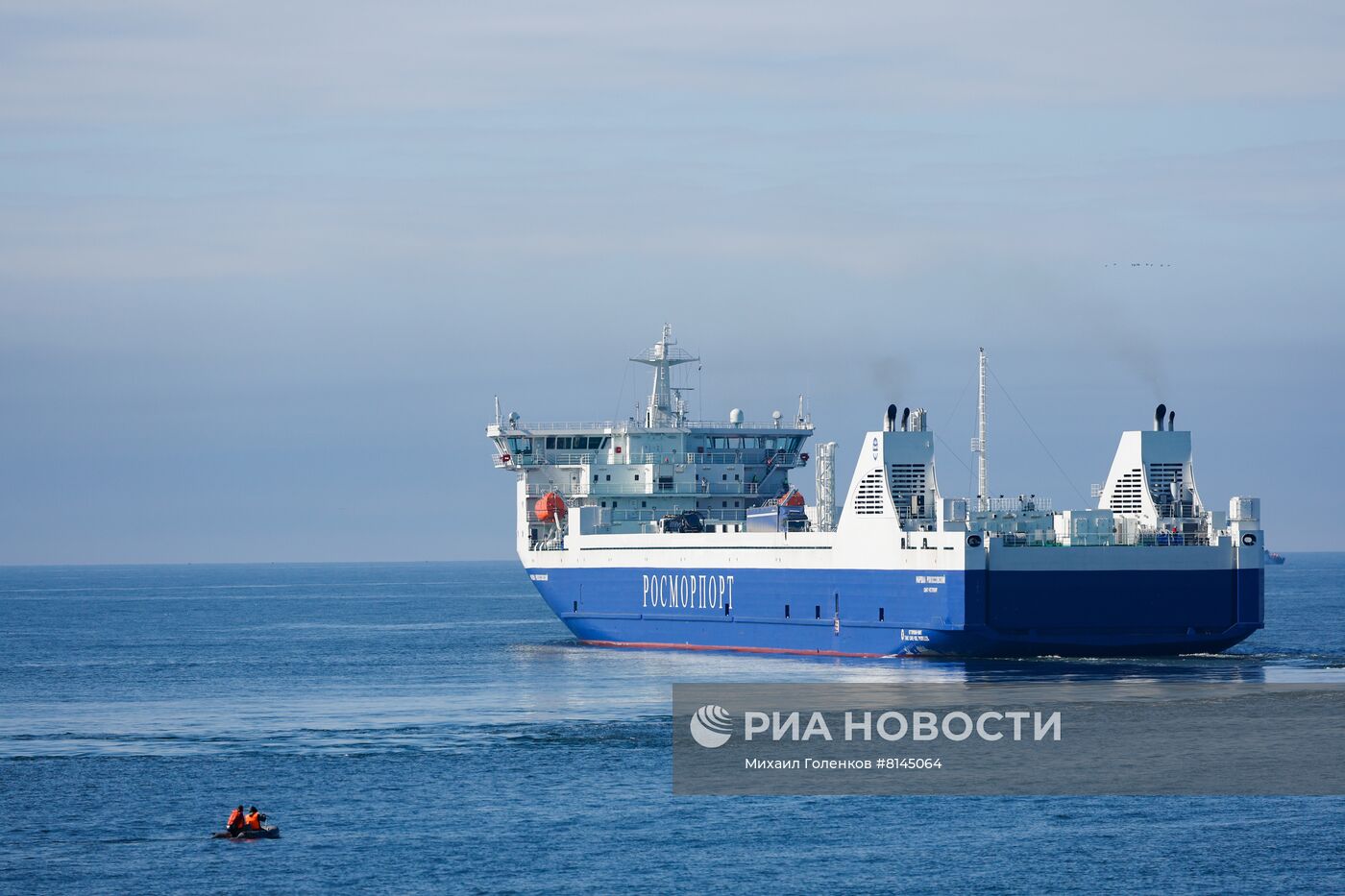 Новый паром "Маршал Рокоссовский" в Балтийске