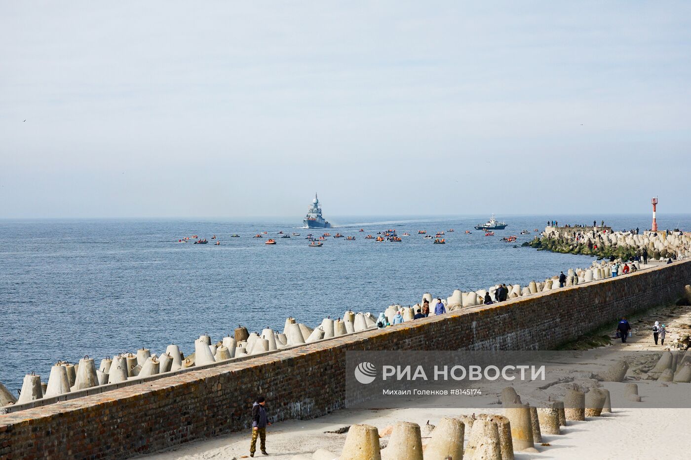 Ловля салаки в Балтийске