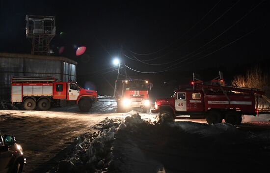 Пожар в исправительной колонии под Красноярском