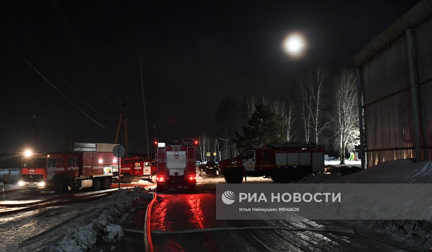 Пожар в исправительной колонии под Красноярском