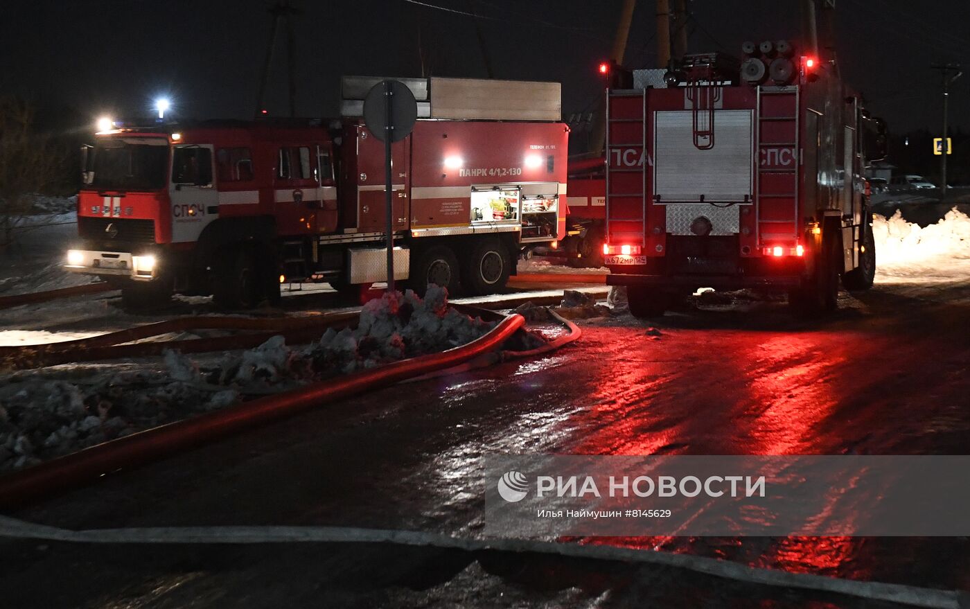 Пожар в исправительной колонии под Красноярском