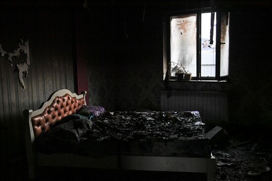 Последствия обстрела Мелитополя