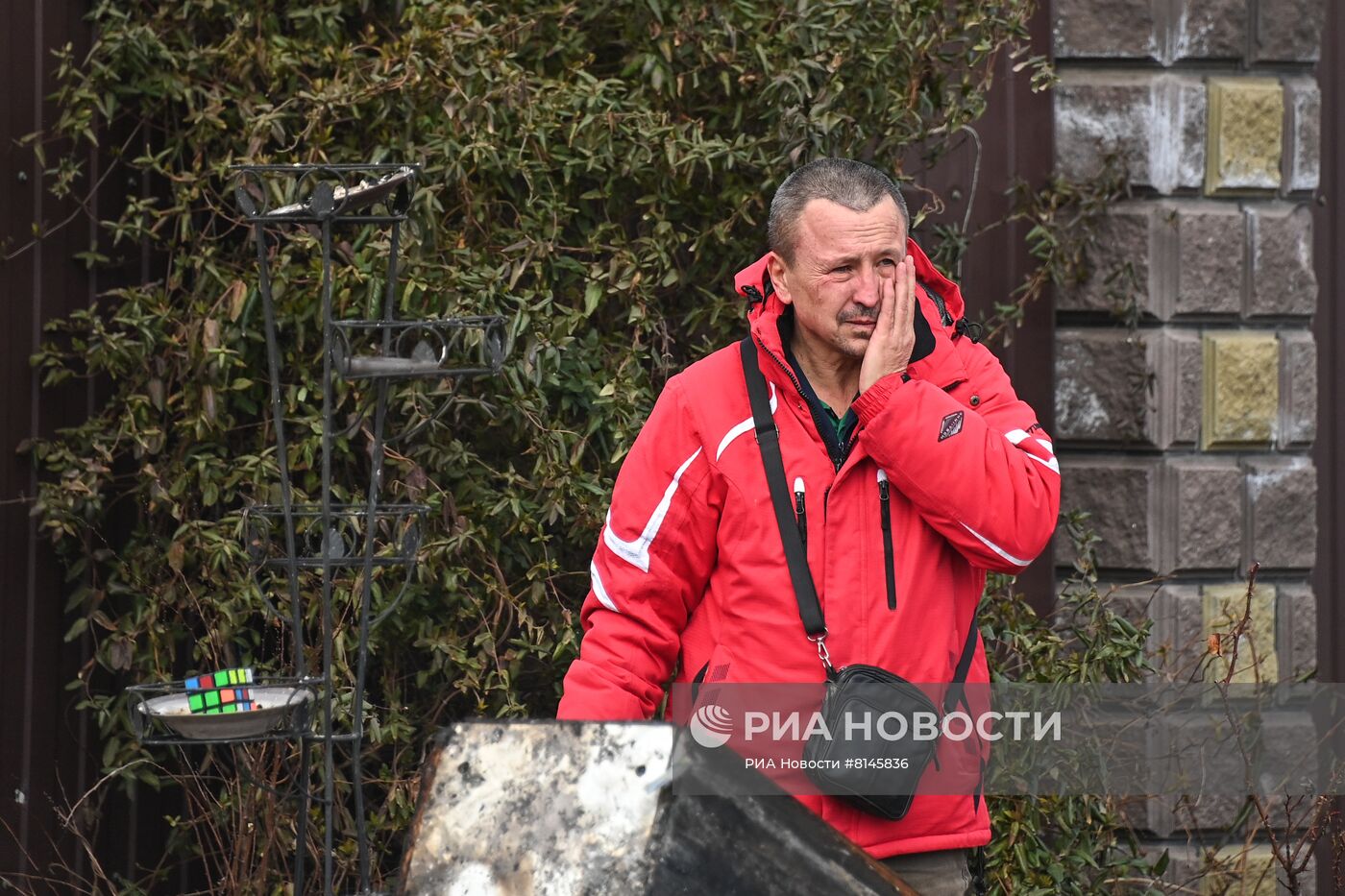 Последствия обстрела Мелитополя