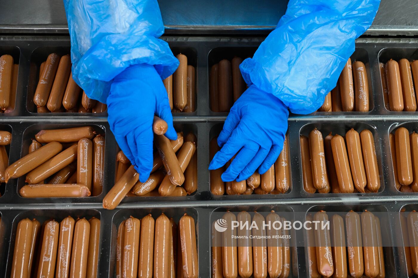 Мэр Москвы С. Собянин посетил Черкизовский мясокомбинат