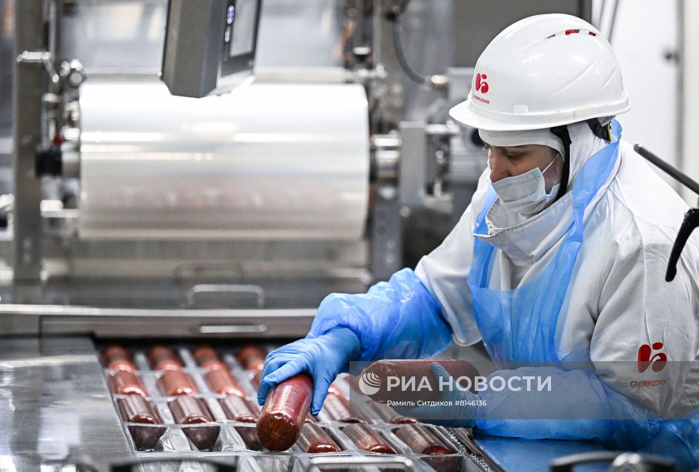 Мэр Москвы С. Собянин посетил Черкизовский мясокомбинат