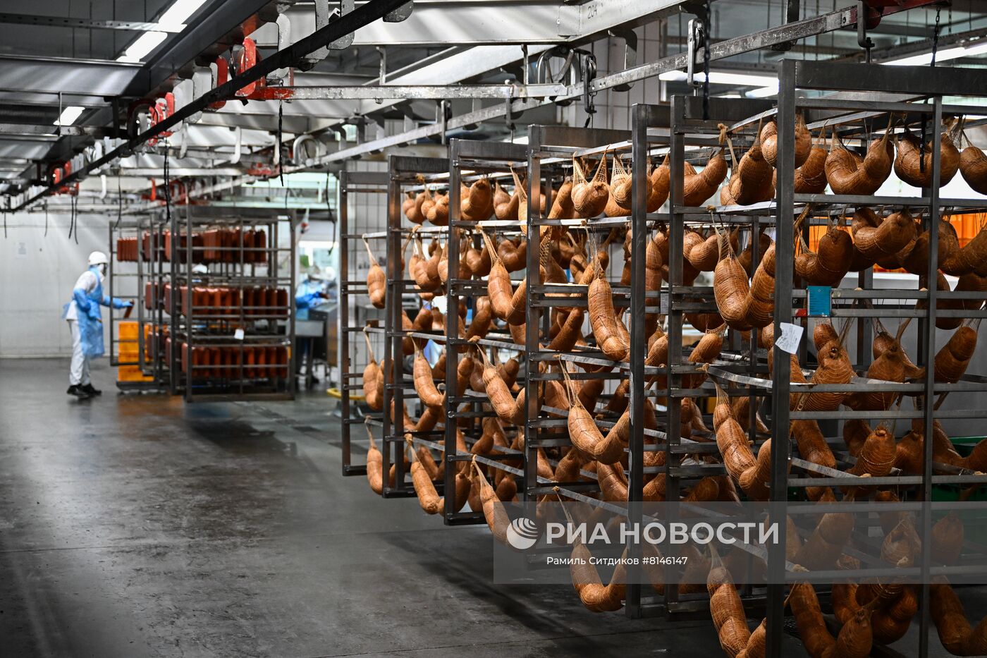 Мэр Москвы С. Собянин посетил Черкизовский мясокомбинат